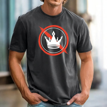 No Kings Statement T-Shirt – No Crown Symbol Shirt – Freedom & Equality Graphic Top